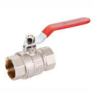 Zawór wodny, pełnoprzepływowy, nakrętno-nakrętny z dławikiem