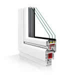 Okno V70 OPTIMAL BLACK - Vetrex